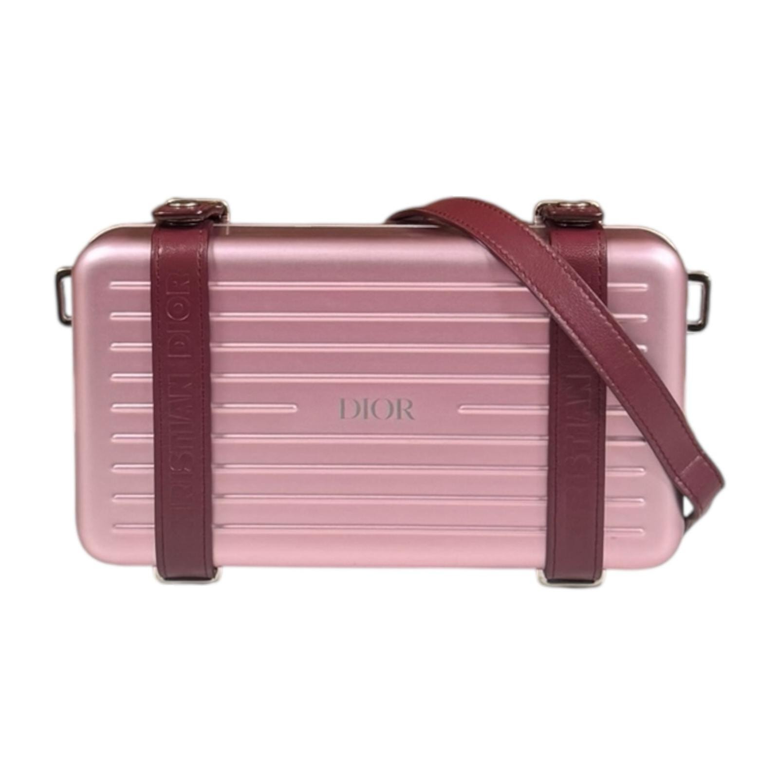 ディオール Dior×RIMOWA パーソナルクラッチバッグ ショルダーバッグ 2DRCA295YWT ピンク レディース Dior  中古