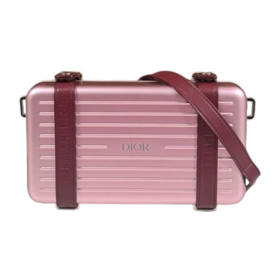 ディオール Dior×RIMOWA パーソナルクラッチバッグ ショルダーバッグ 2DRCA295YWT ピンク レディース Dior 中古