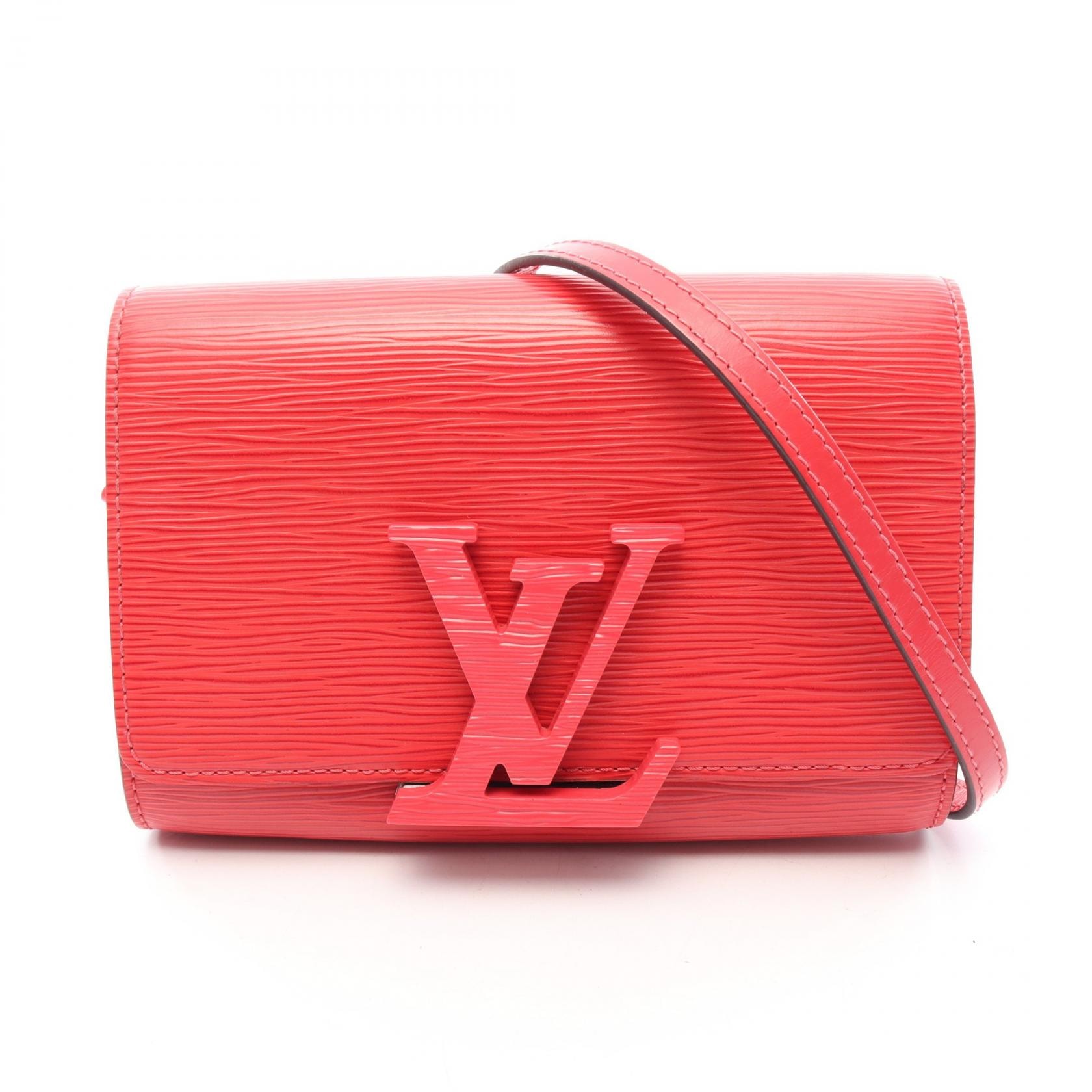 ルイ・ヴィトン LOUIS VUITTON ポシェットルイーズPM エピ ショルダーバッグ バッグ レザー レディース レッド系 M41105 【中古】