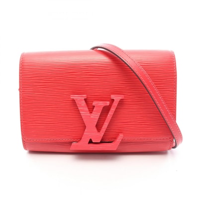 ルイ・ヴィトン LOUIS VUITTON ポシェットルイーズPM エピ ショルダーバッグ バッグ レザー レディース レッド系 M41105 【中古】
