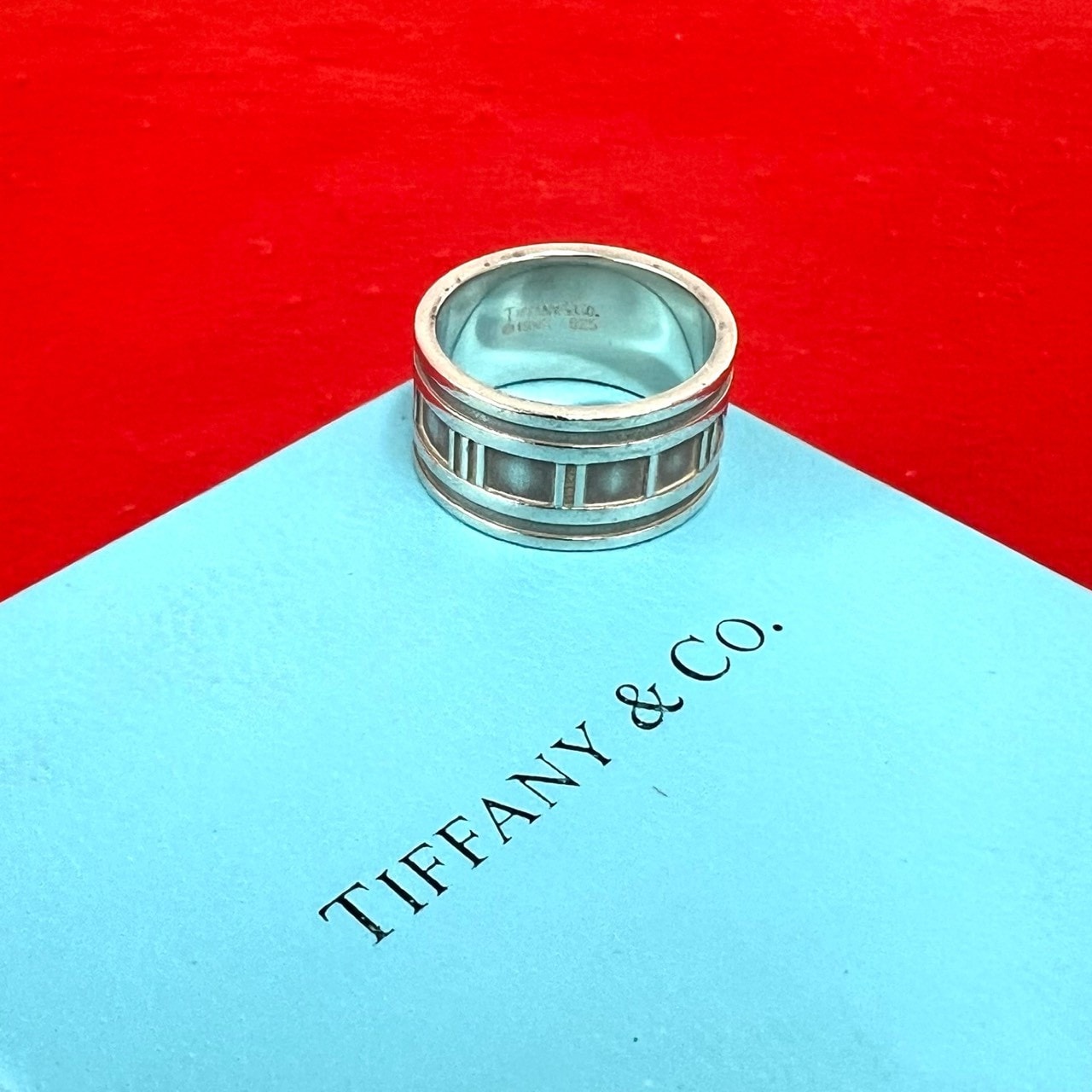 TIFFANY&Co. ティファニー アトラス ワイド リング シルバー925 リング・指輪 20号 シルバー
 44815