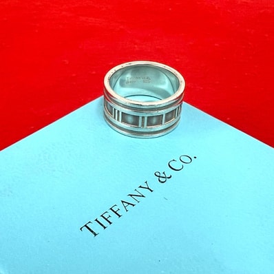 TIFFANY&Co. ティファニー アトラス ワイド リング シルバー925 リング・指輪 20号 シルバー
44815