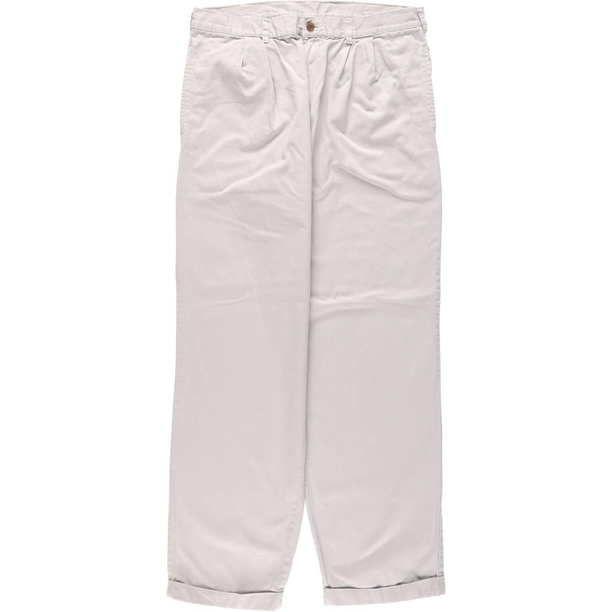 古着 ラルフローレン Ralph Lauren CHAPS チャップス ツータック チノパンツ メンズw36相当/eaa680699