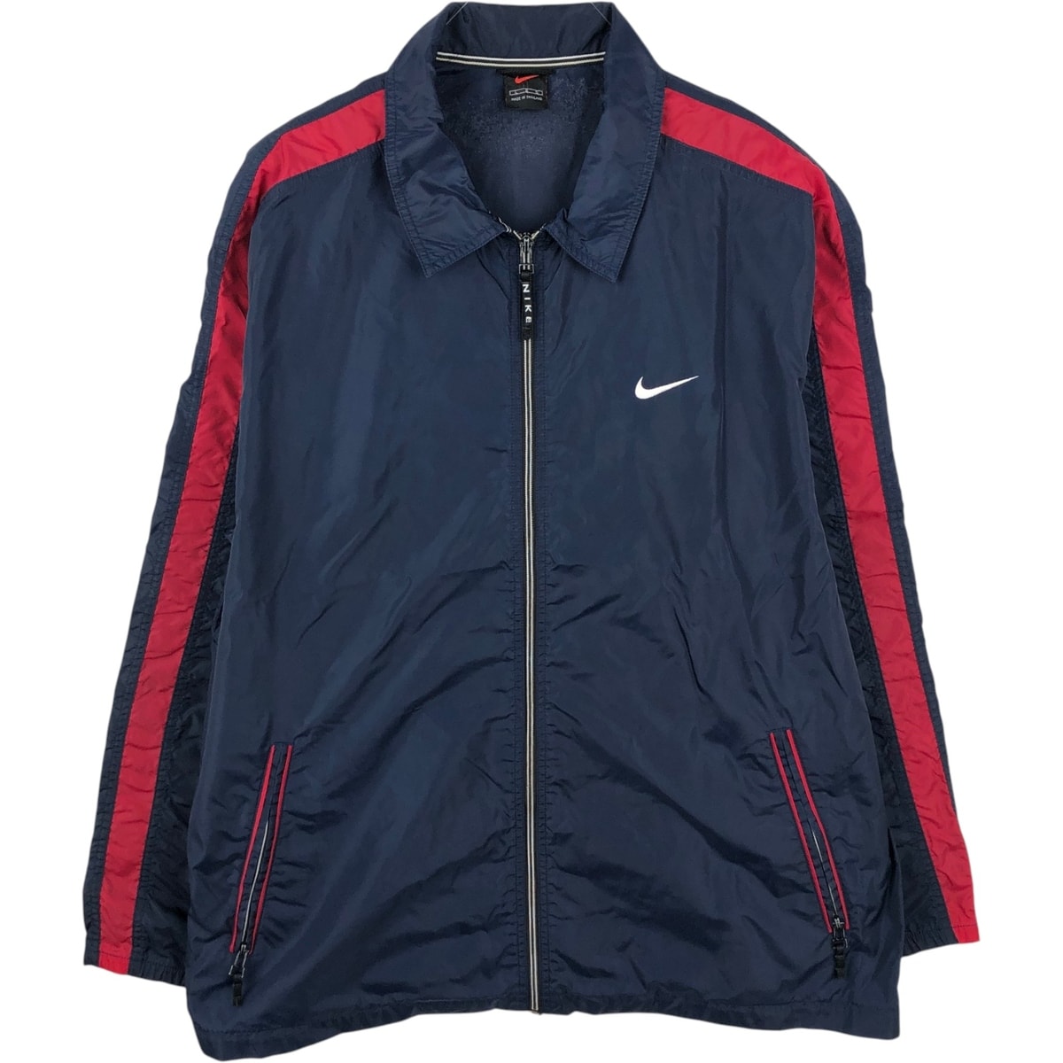 古着 ナイキ NIKE 襟付き ウインドブレーカー メンズL相当/eaa651639