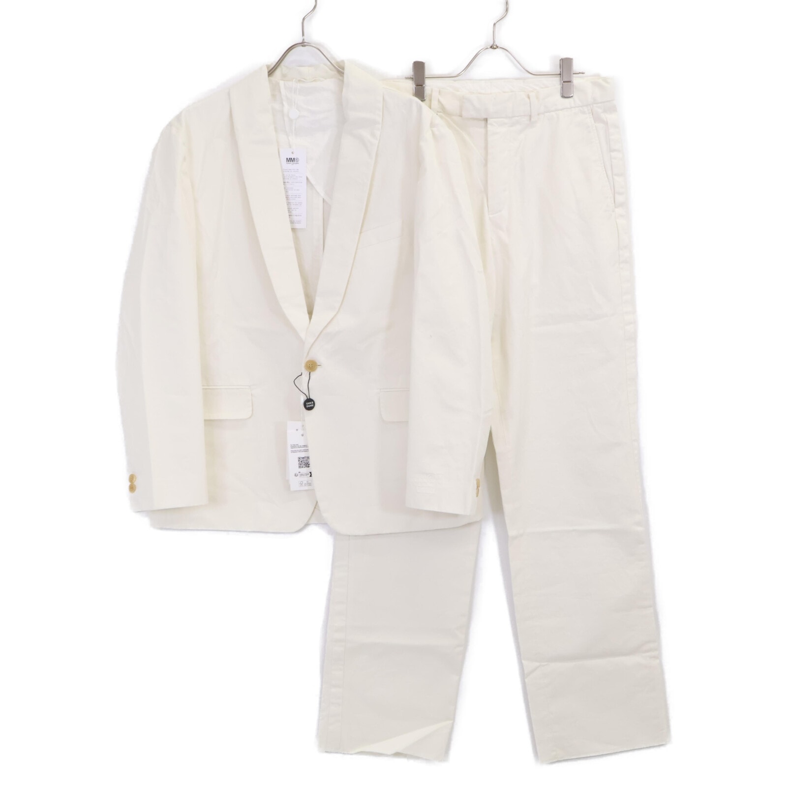 シュプリーム ｘMM6【新品/国内正規/24SS】SH2FT0001 M351752 1Bショールカラージャケット/パンツ M