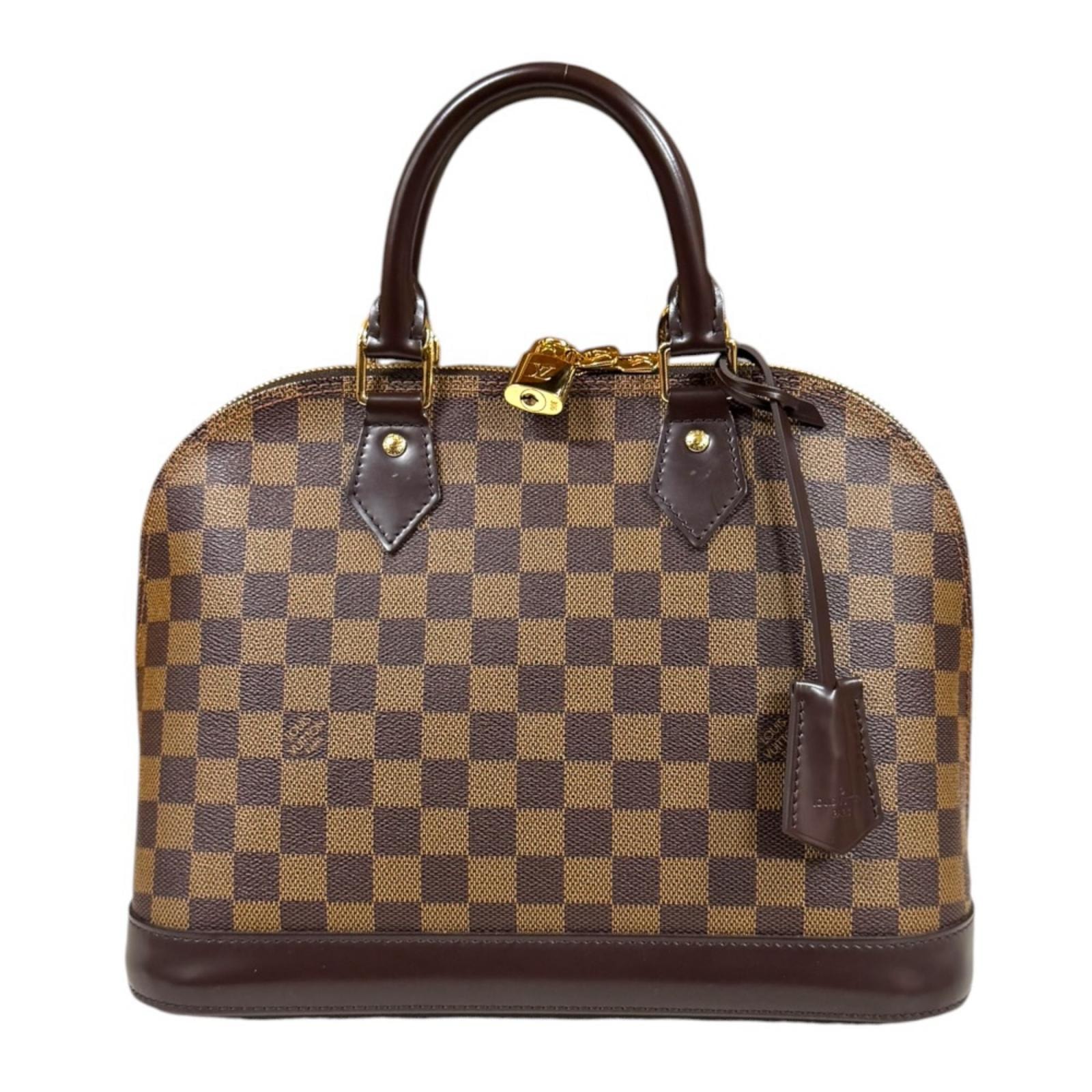 ルイヴィトン アルマPM ダミエ ハンドバッグ ダミエキャンバス N53151 ブラウン レディース LOUIS VUITTON  中古