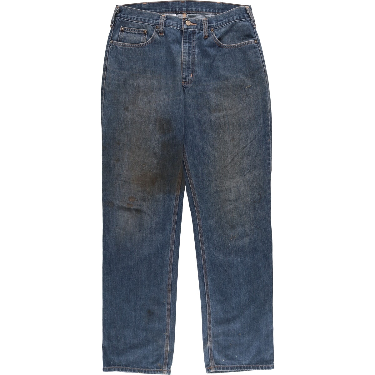 古着 カーハート Carhartt RELAXED FIT ストレートデニムパンツ メンズw34相当/eaa552815