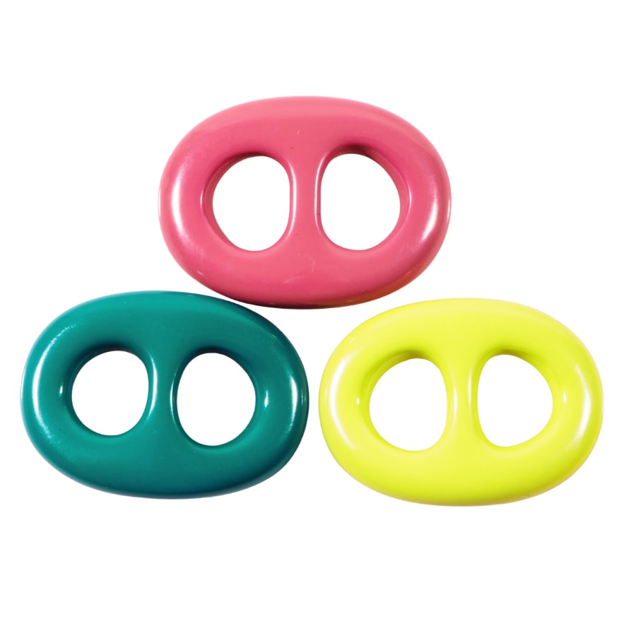 HERMES エルメス トリボー シェーヌダンクル スカーフリング 3本セット ピンク グリーン【中古】