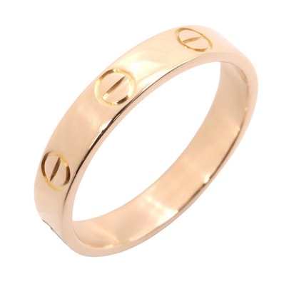 カルティエ CARTIER ミニラブリング リング・指輪 ジュエリー K18PG(ピンクゴールド) レディース ゴールド系 B4085200 【中古】