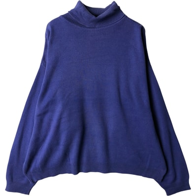 古着 ~80年代 エルエルビーン L.L.Bean タートルネック ニットセーター USA製 メンズXL相当 ヴィンテージ/eaa434315