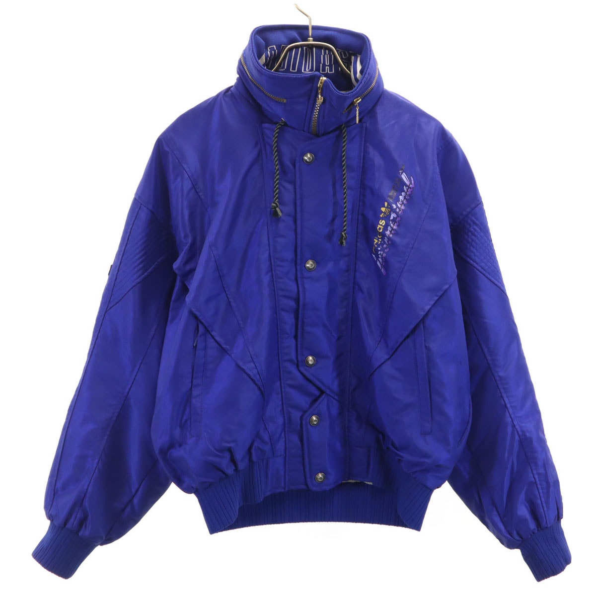 adidas アディダス 80s ヴィンテージ ブルゾン M 青紫 ジャケット
