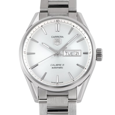 TAG HEUER タグホイヤー カレラ キャリバー5 デイデイト WAR201B.BA0723 ステンレススチール【中古】