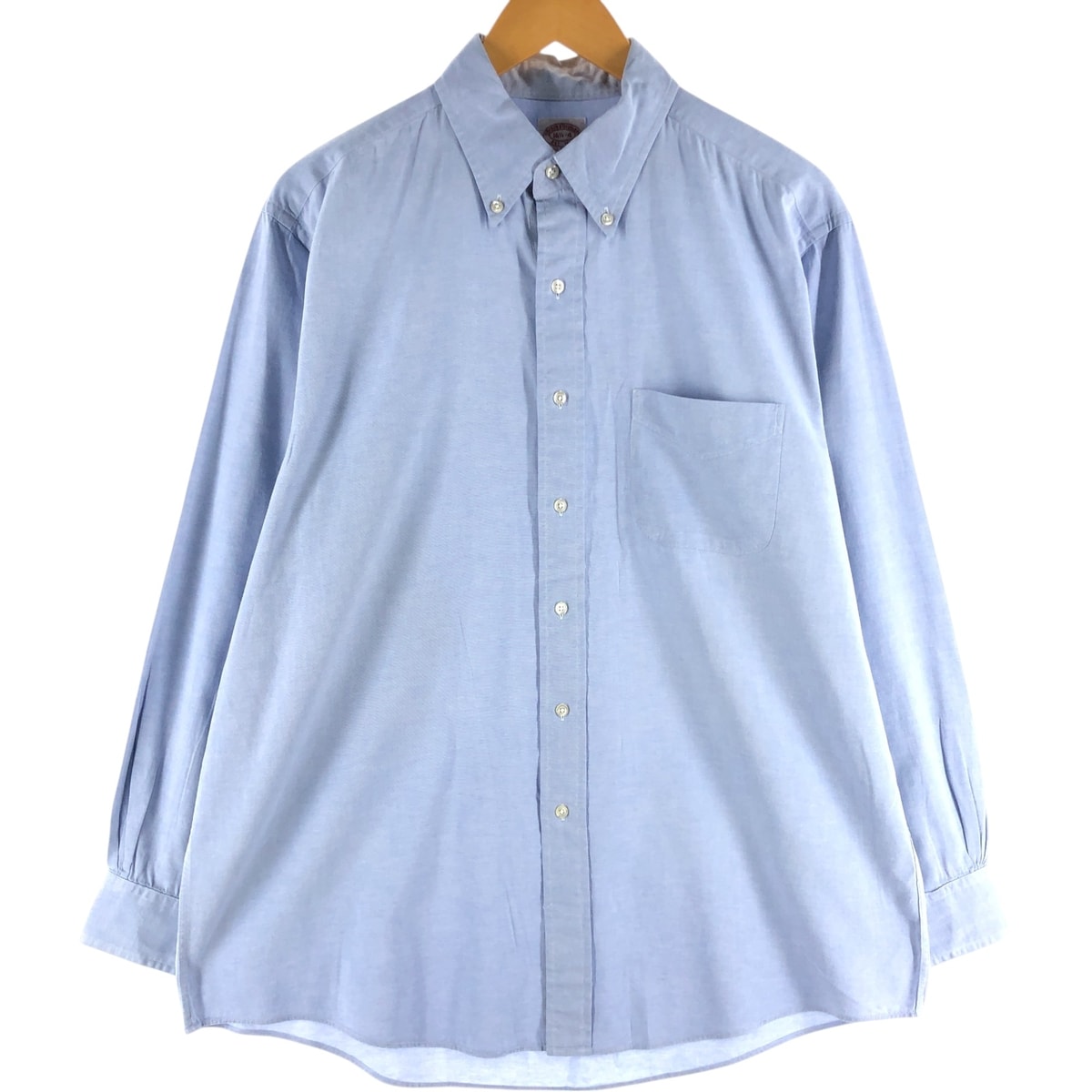 古着 ブルックスブラザーズ Brooks Brothers Est.1818 長袖 ボタンダウンシャツ メンズL相当/eaa543560