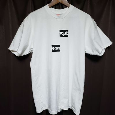 Supreme / Comme des Garçons SHIRT® Split Box Logo Tee "White"
