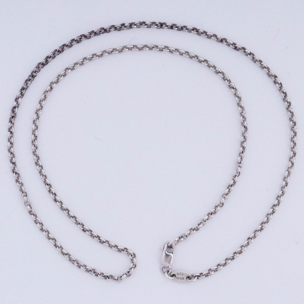 Chrome Hearts Roll Chain Necklace "Silver"