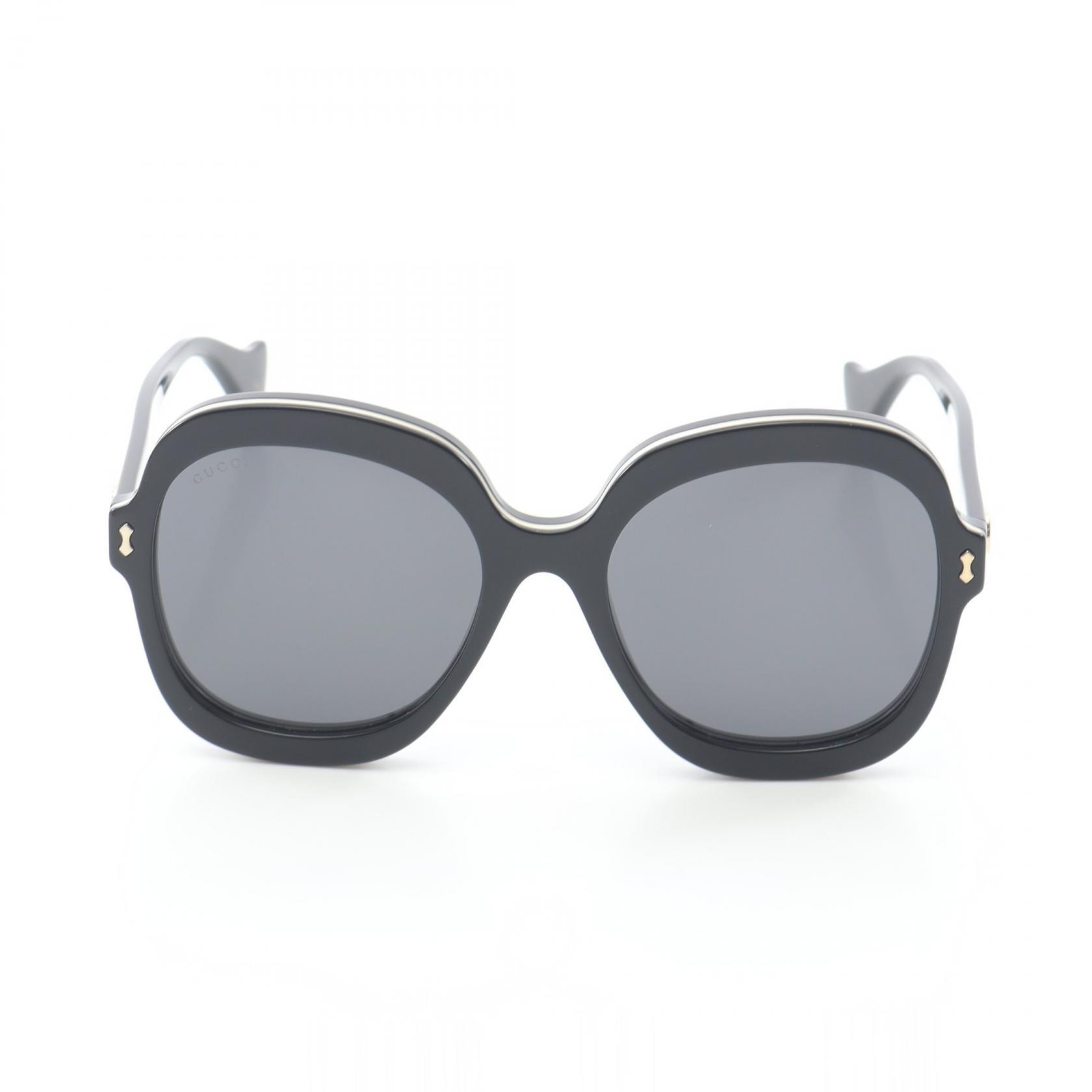 グッチ GUCCI サングラス 衣料品 プラスチック レディース ブラック系 GG1240S-001 【中古】