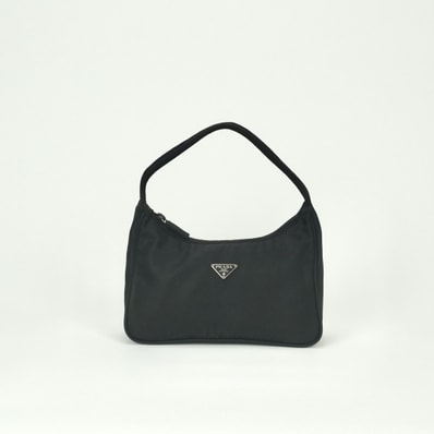 プラダ PRADA PRADA テスート バッグ トートバッグ ナイロン ブラック Black 黒 シルバー金具 ハンドバッグ