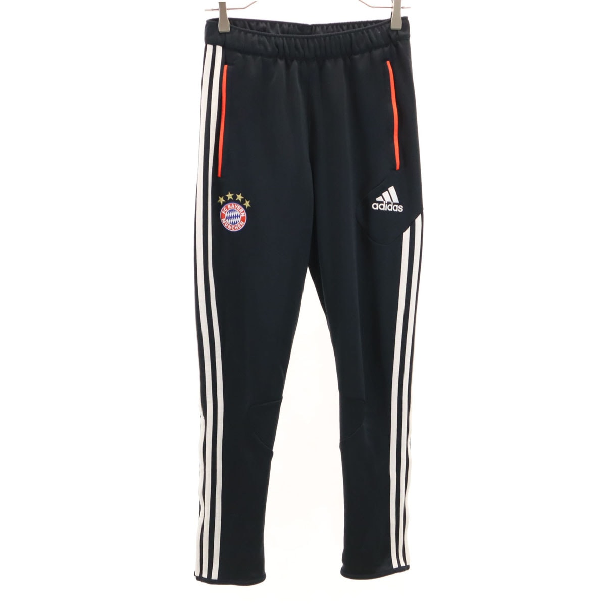 adidas アディダス トラックパンツ 160 ブラック ジャージ