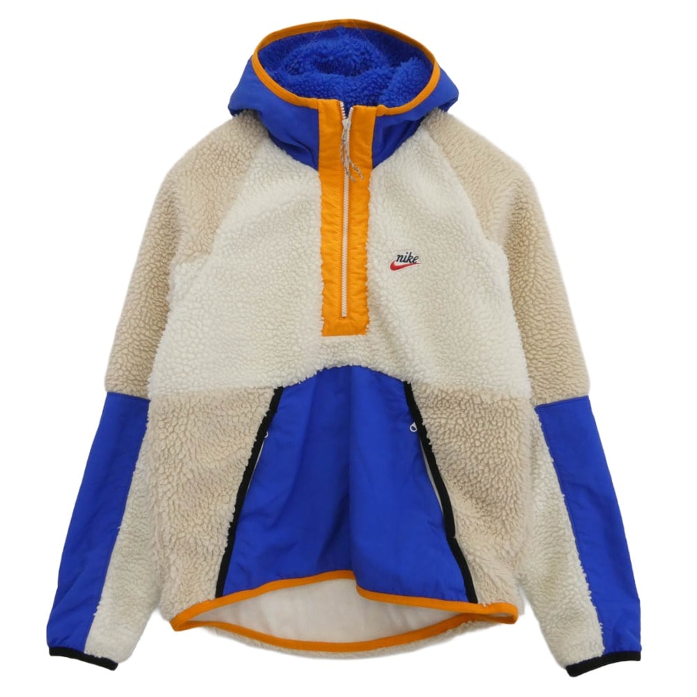 NIKE ナイキ ジャケット BV3766-133 Sportswear Jacket Sail Royal スポーツウェア セイル ロイヤル フリース ジャケット マルチカラー系 S【中古】