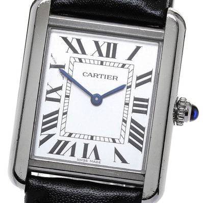 カルティエ タンクソロ SM WSTA0030 レディース 【中古】
