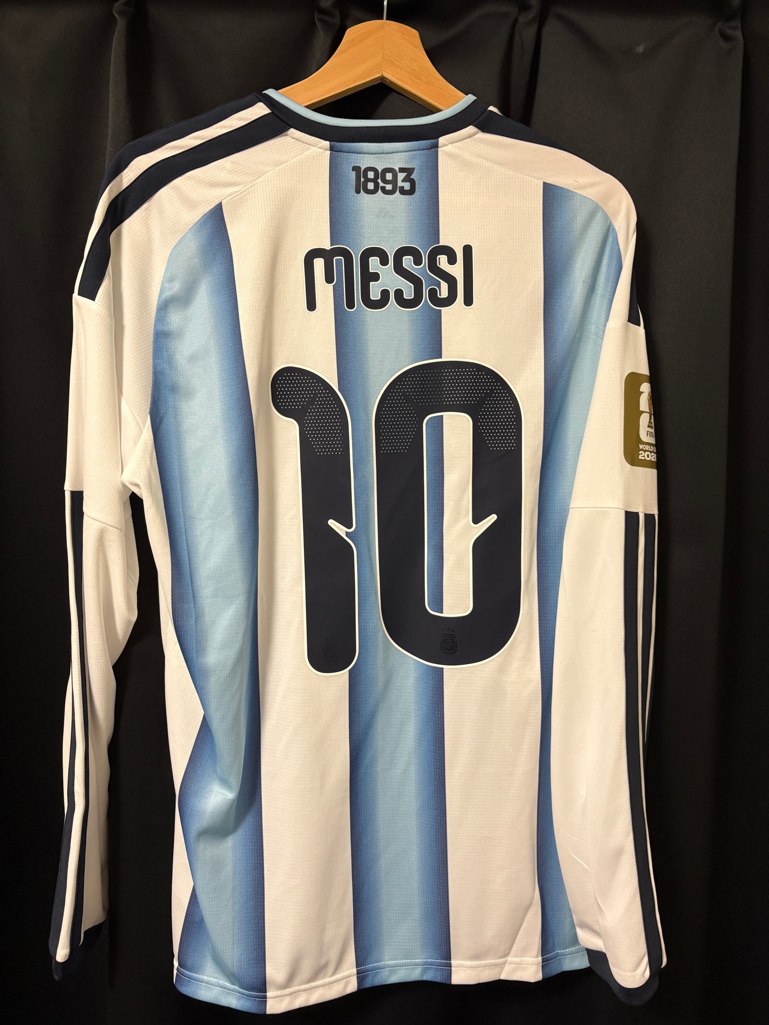 adidas Argentina 26 Home Replica L/S Jersey "White/Icey Blue/Light Blue"
