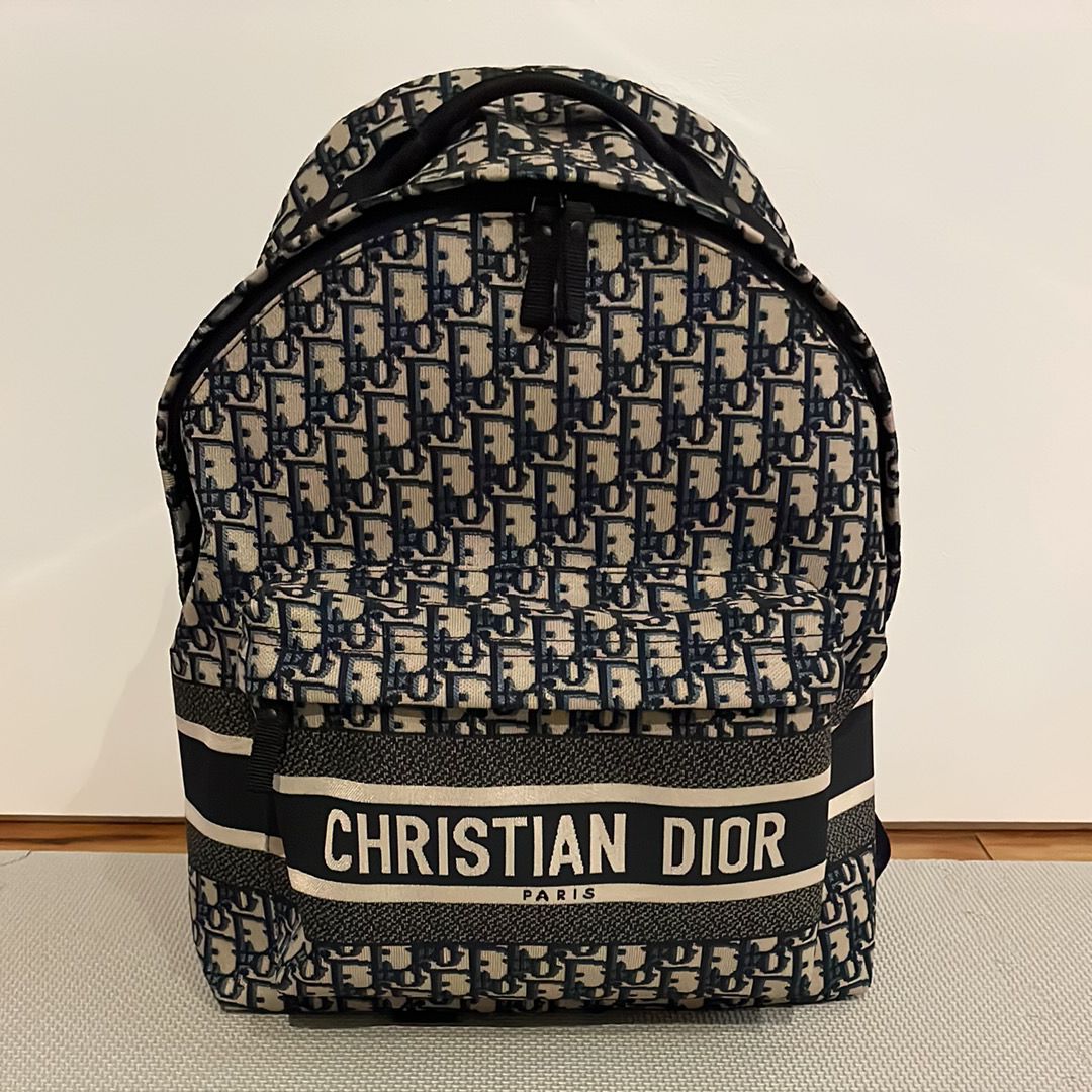 Diortravel Backpack Dior Oblique Jacquard "Navy"