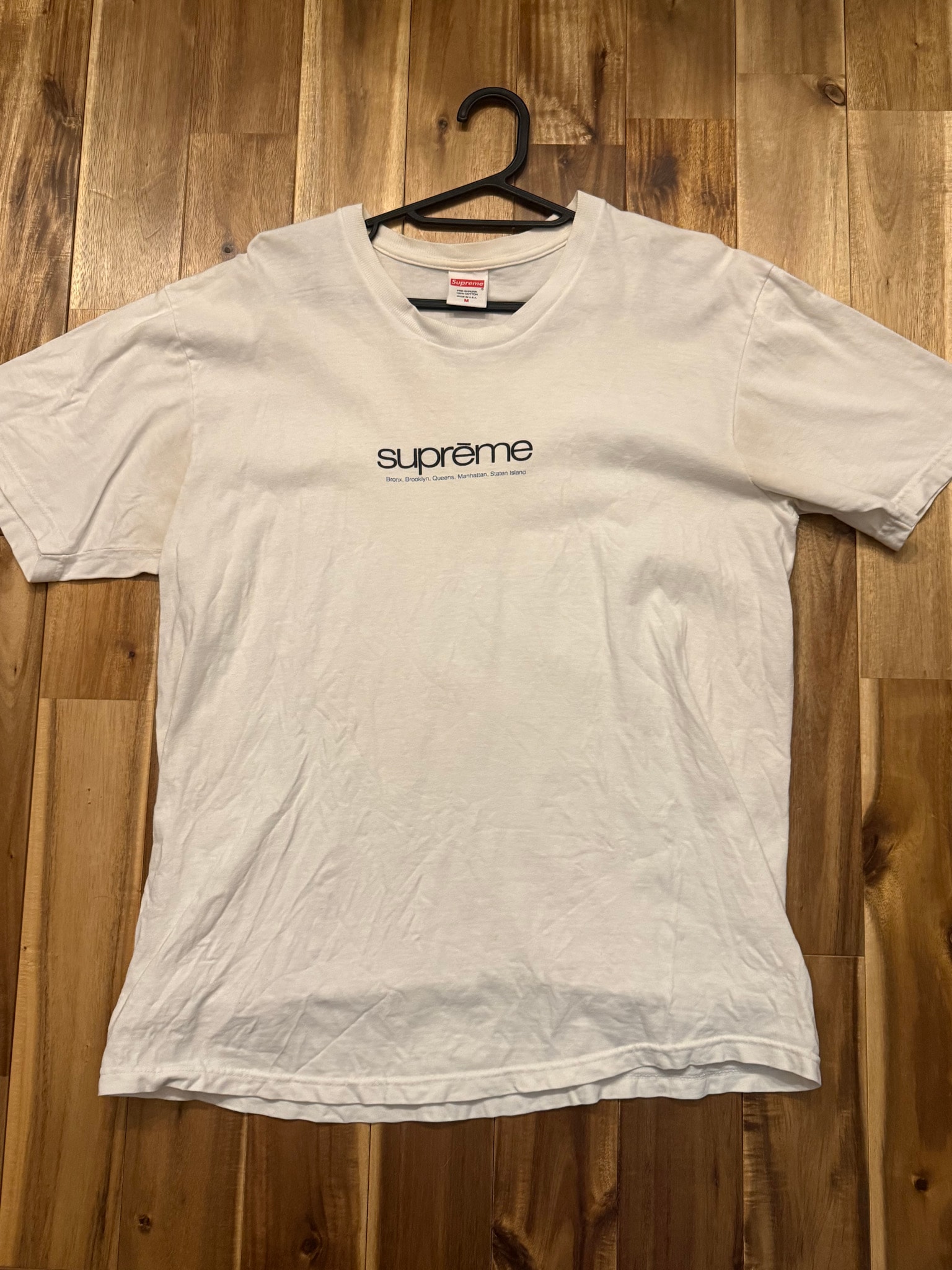Supreme Classic Logo Tee "White"