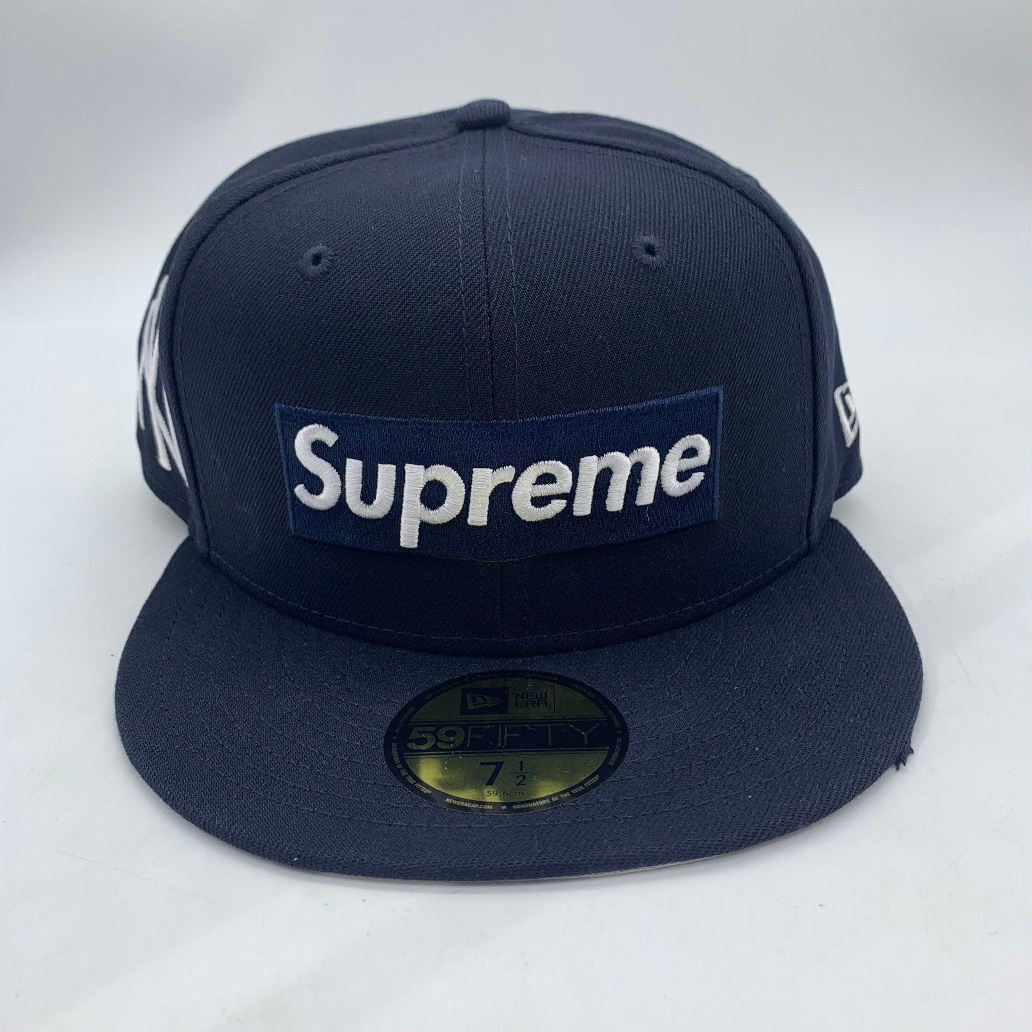 Supreme MLB Teams Box Logo New Era "Navy"