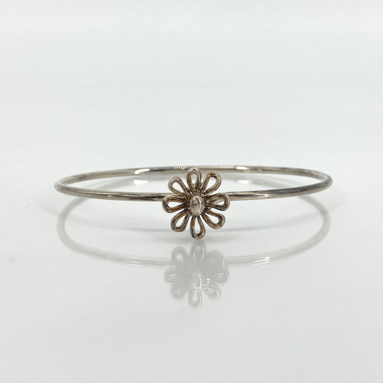 TIFFANY&Co.(ティファニー) パロマピカソ デイジー フラワー Ag925 バングル 7.44g シルバー