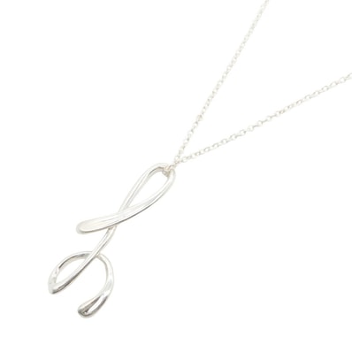 ティファニー TIFFANY&CO イニシャル ネックレス ネックレス ジュエリー シルバー925 レディース シルバー系 【中古】