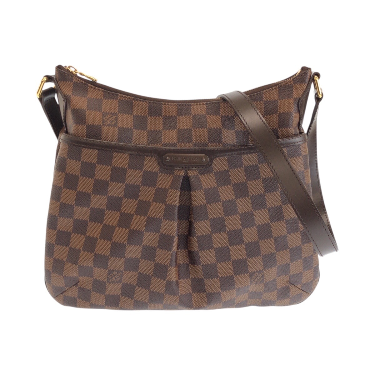 美品 LOUIS VUITTON ルイヴィトン ダミエ ブルームズベリPM ブラウン ゴールド金具 PVC レザー/ ショルダーバッグ メッセンジャーバッグ 601209 【中古】