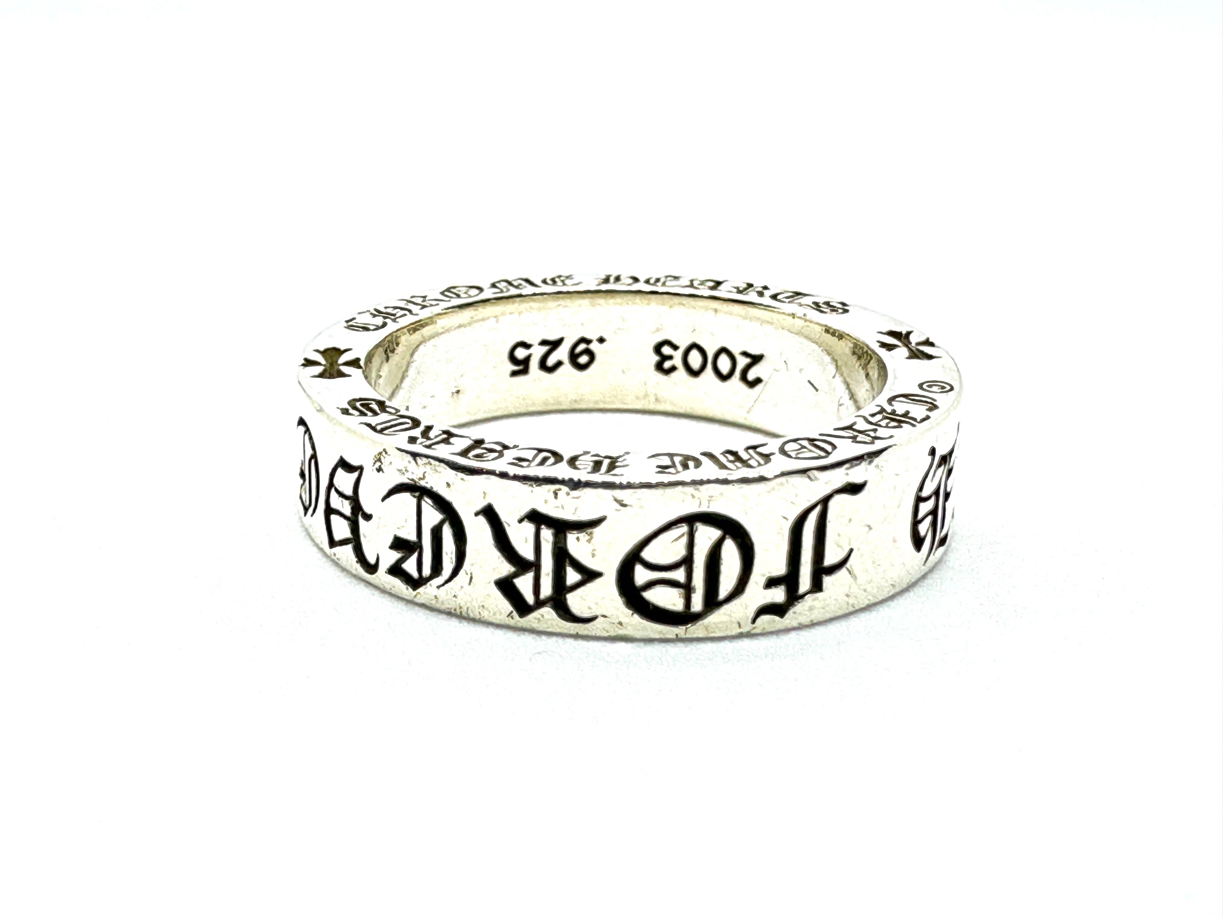 Chrome Hearts Spacer Ring 6mm CH Forever "Silver"