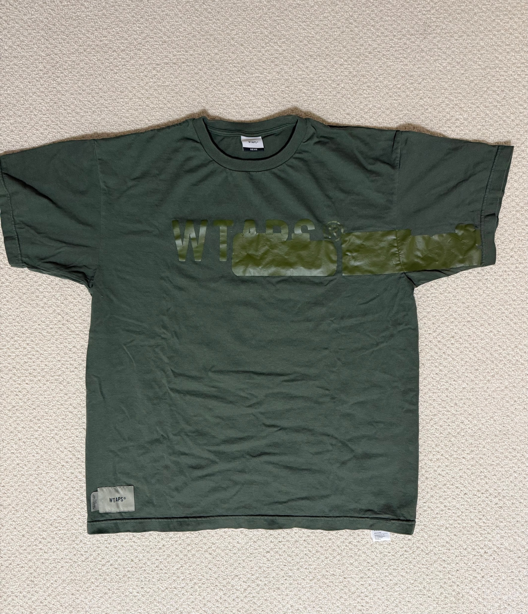 WTAPS VSN / SS / Cotton "Olive Drab"