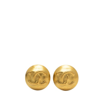 シャネル ココマーク ヴィンテージ イヤリング ゴールド メッキ レディース CHANEL 【中古】