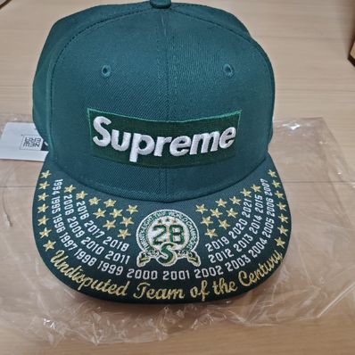 Supreme Undisputed Box Logo New Era "Dark Green"