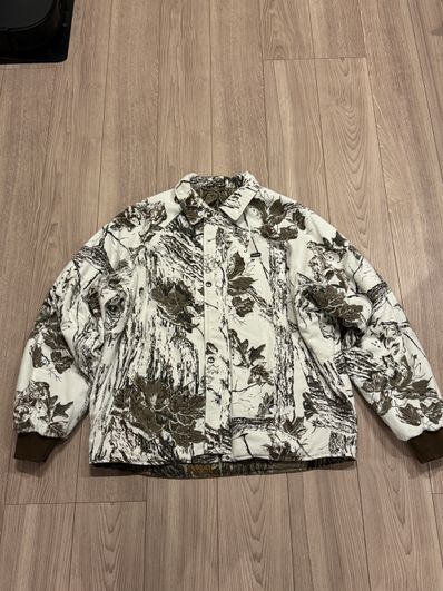 Supreme RealTree Reversible Quilted Work Jacket "Snow Camo"