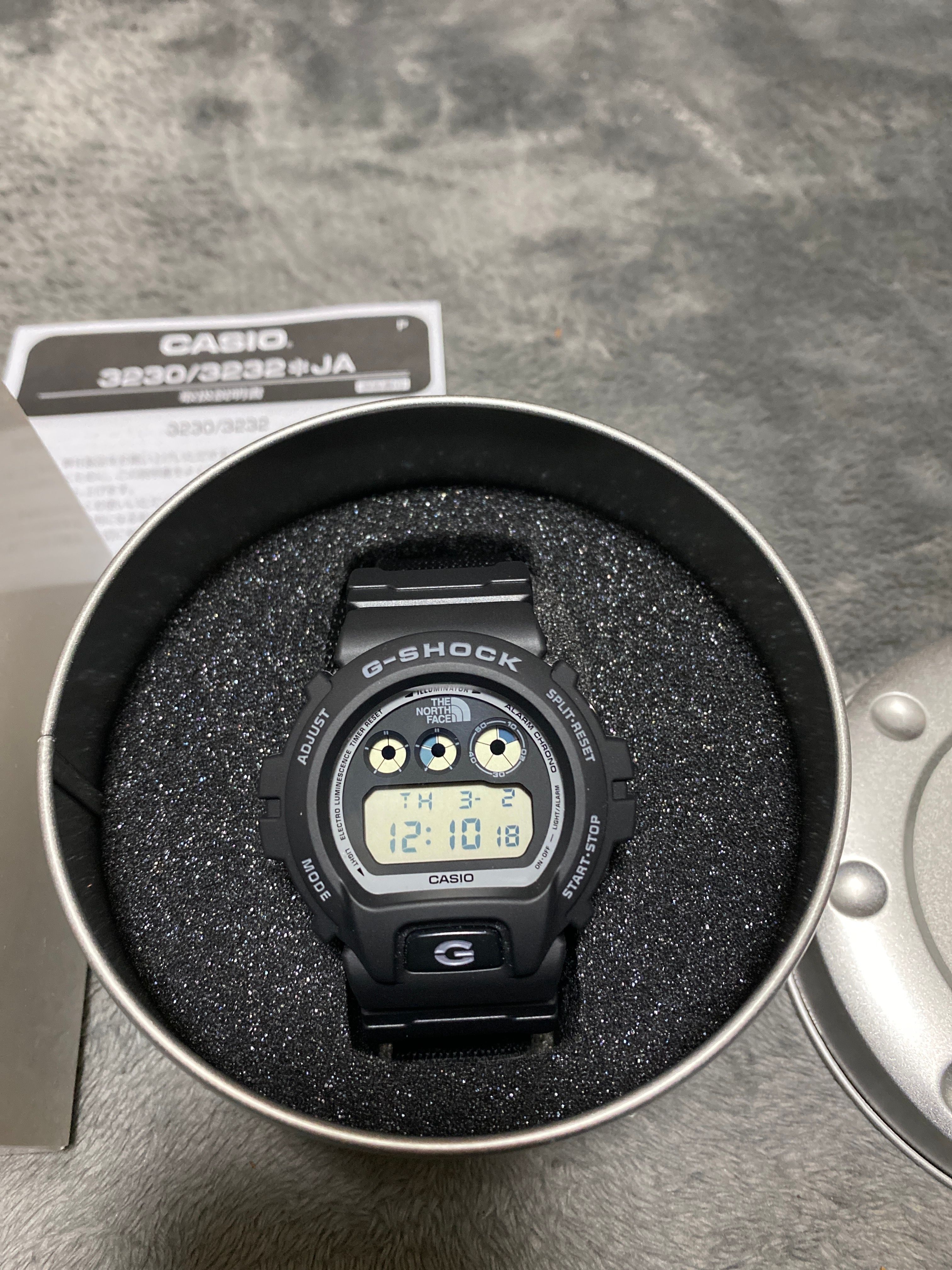 Supreme x The North Face G-SHOCK Watch "Black"