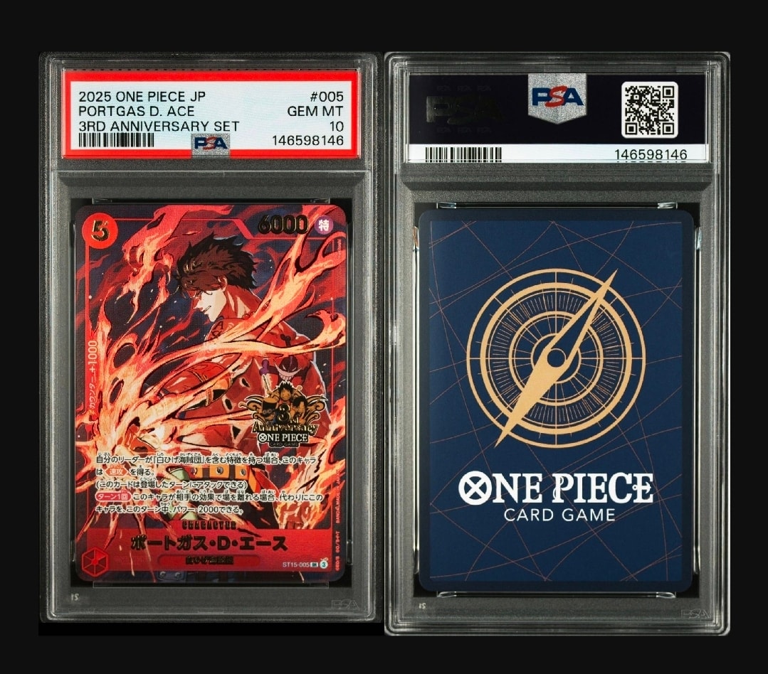 PSA10】ポートガス・D・エース SR [ST15-005](プロモーションカード