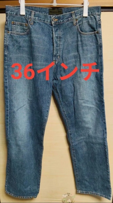 古着 STUSSY-dm デニムパンツ 90-00年代 USA製 36 デニム ジーンズ インディゴ ブルー ストレート