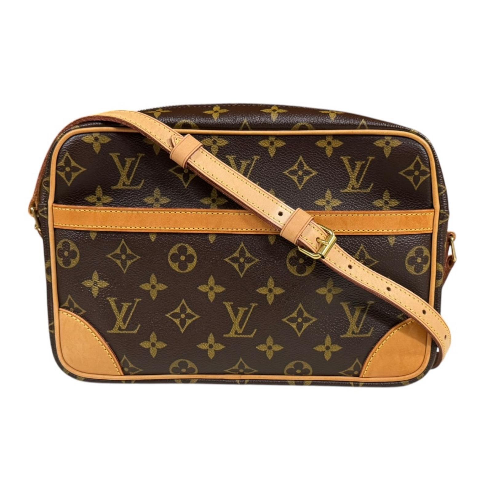 ルイヴィトン トロカデロ27 モノグラム ショルダーバッグ モノグラムキャンバス M51274 ブラウン レディース LOUIS VUITTON  中古