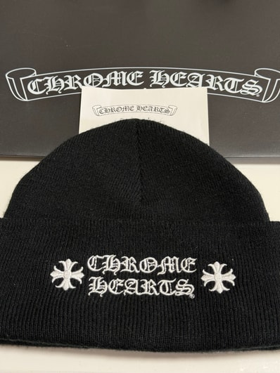 Chrome Hearts Wool Watch Cap Logo Embroidery Beanie "Black"