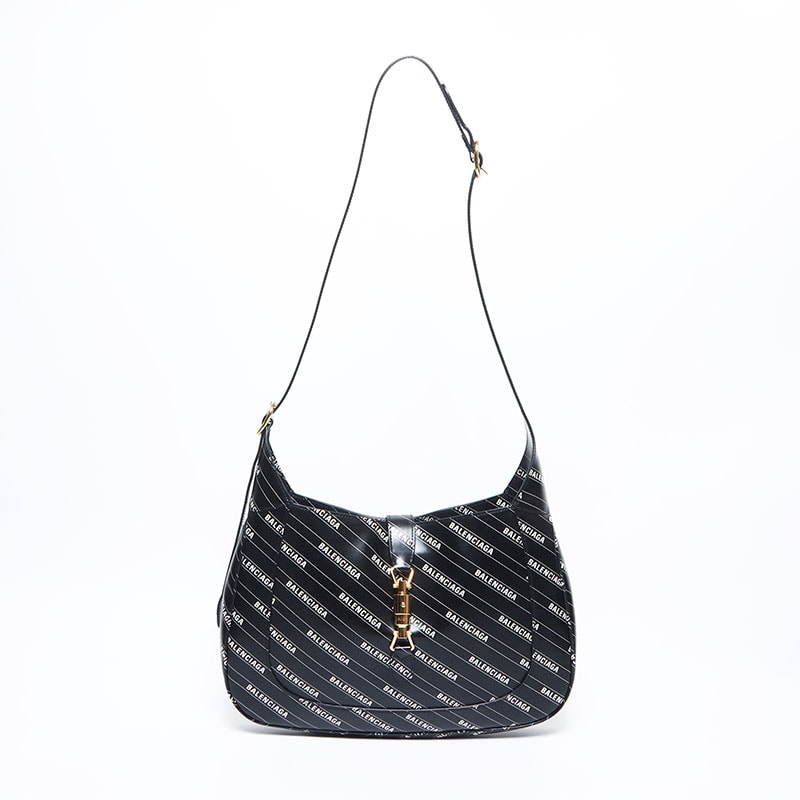 【最終値下げ】 グッチ GUCCI BALENCIAGA ジャッキー1961 ザハッカープロジェクト ハンドバッグ【中古】