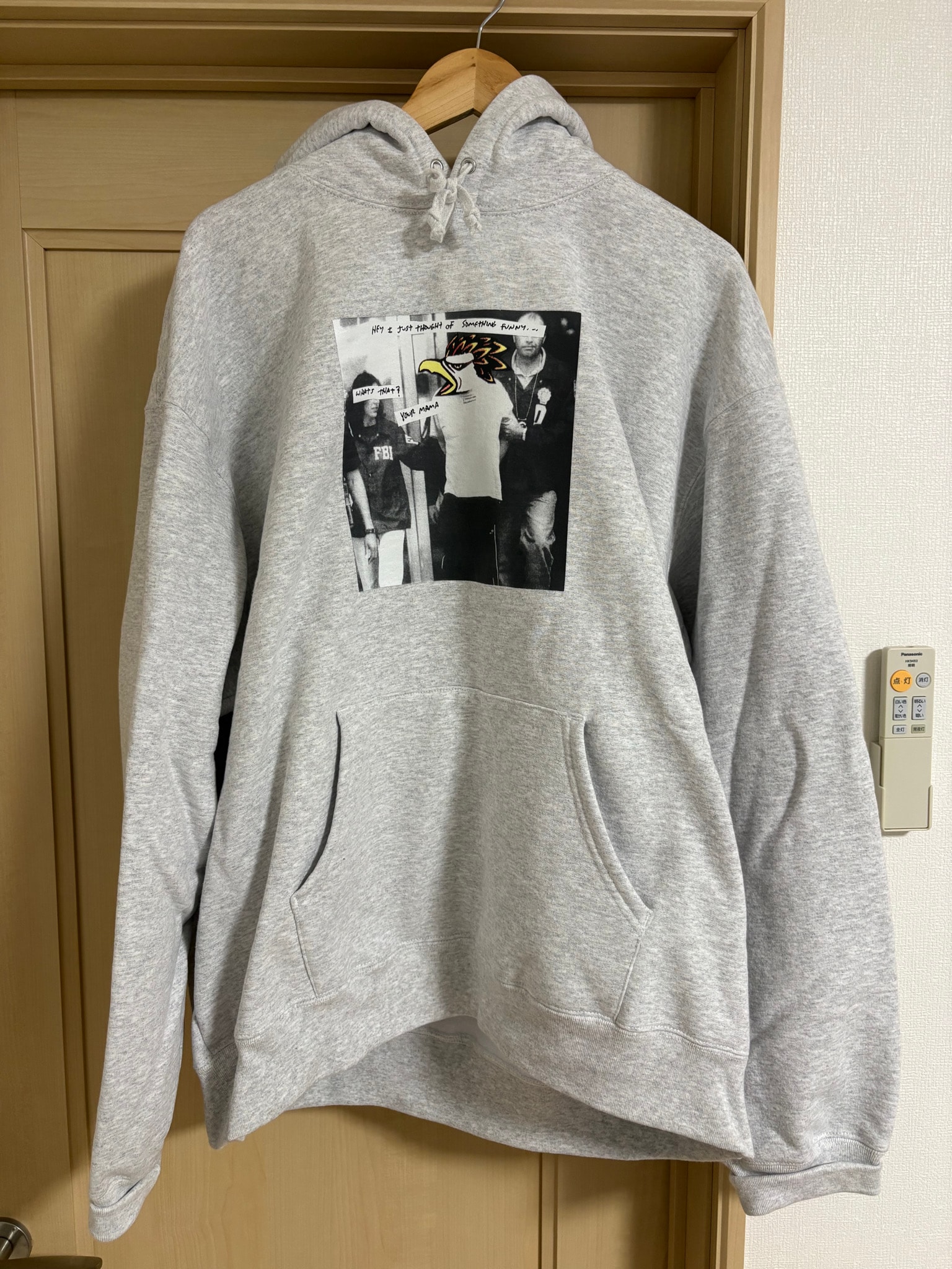 Supreme x ANTIHERO Hooded Sweatshirt "Ash Grey"