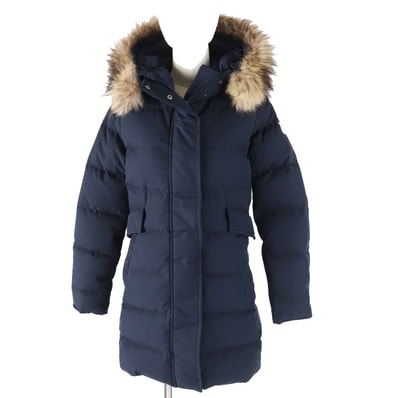 美品 ピレネックス
ダウンコート GRENOBLE グルノーブル ネイビー レディース 34