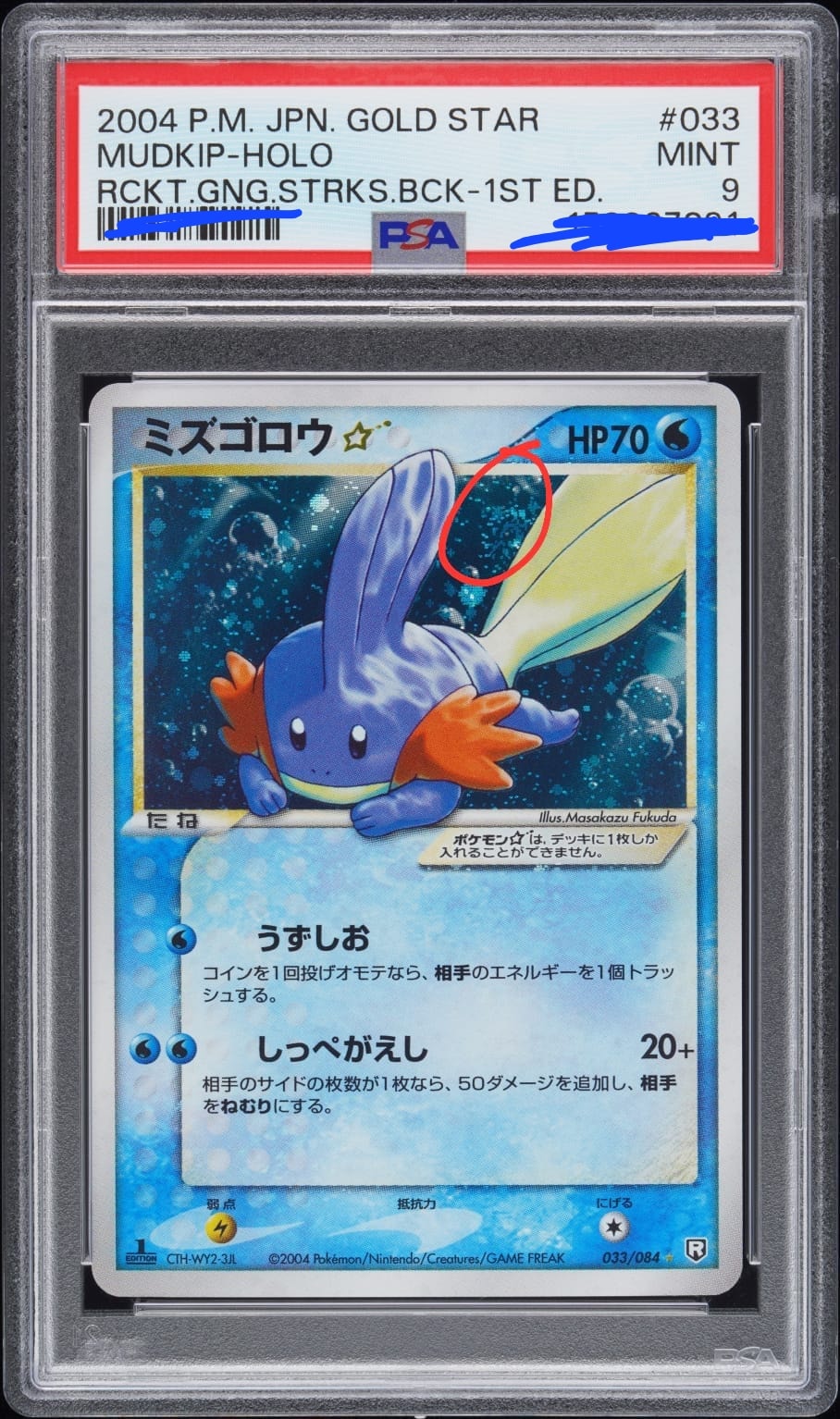 ミズゴロウ☆ ◇: 1ED[PCG3 033/084](拡張パック「ロケット団の逆襲」)