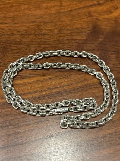Chrome Hearts Paper Chain Necklace 50cm (20inch) "Silver"