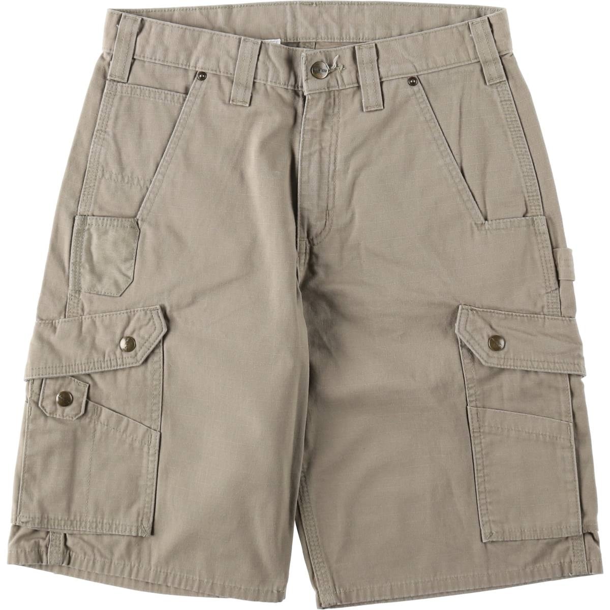 古着 カーハート Carhartt RELAXED FIT リップストップ カーゴショーツ ハーフパンツ メンズw30相当/eaa657207