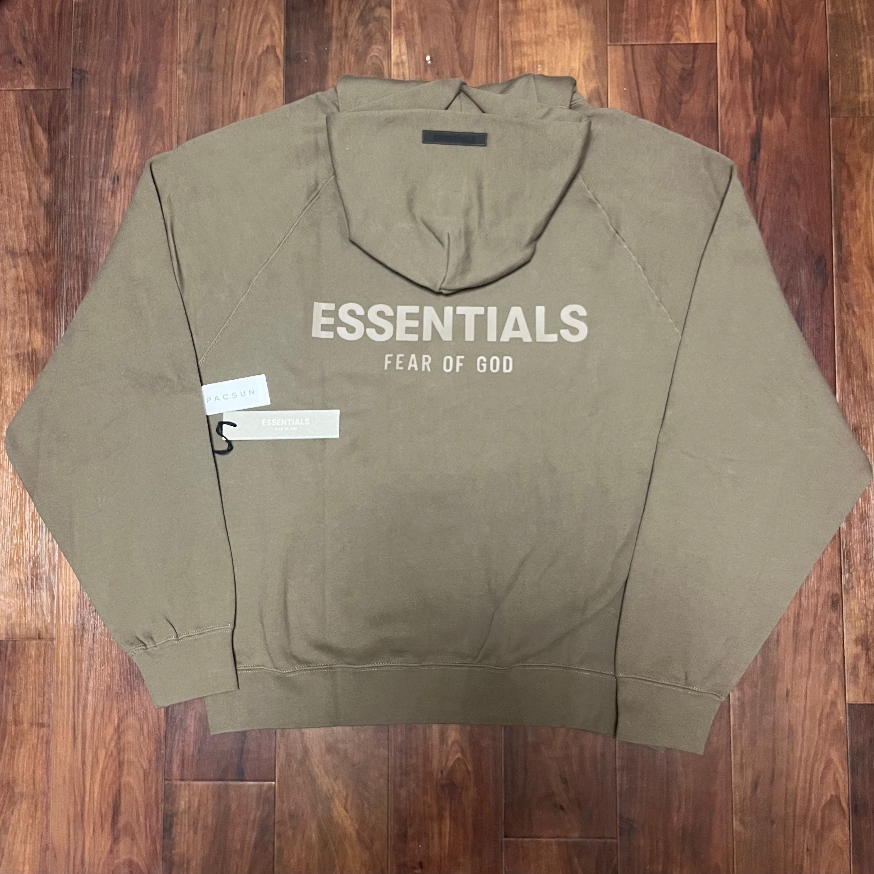FEAR OF GOD ESSENTIALS Pull-Over Hoodie "Taupe"