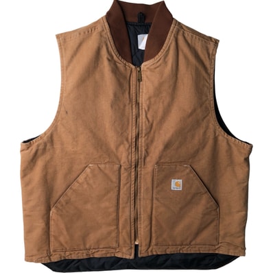 古着 カーハート Carhartt クラシックベスト ダックベスト メンズXXL相当/evb033185