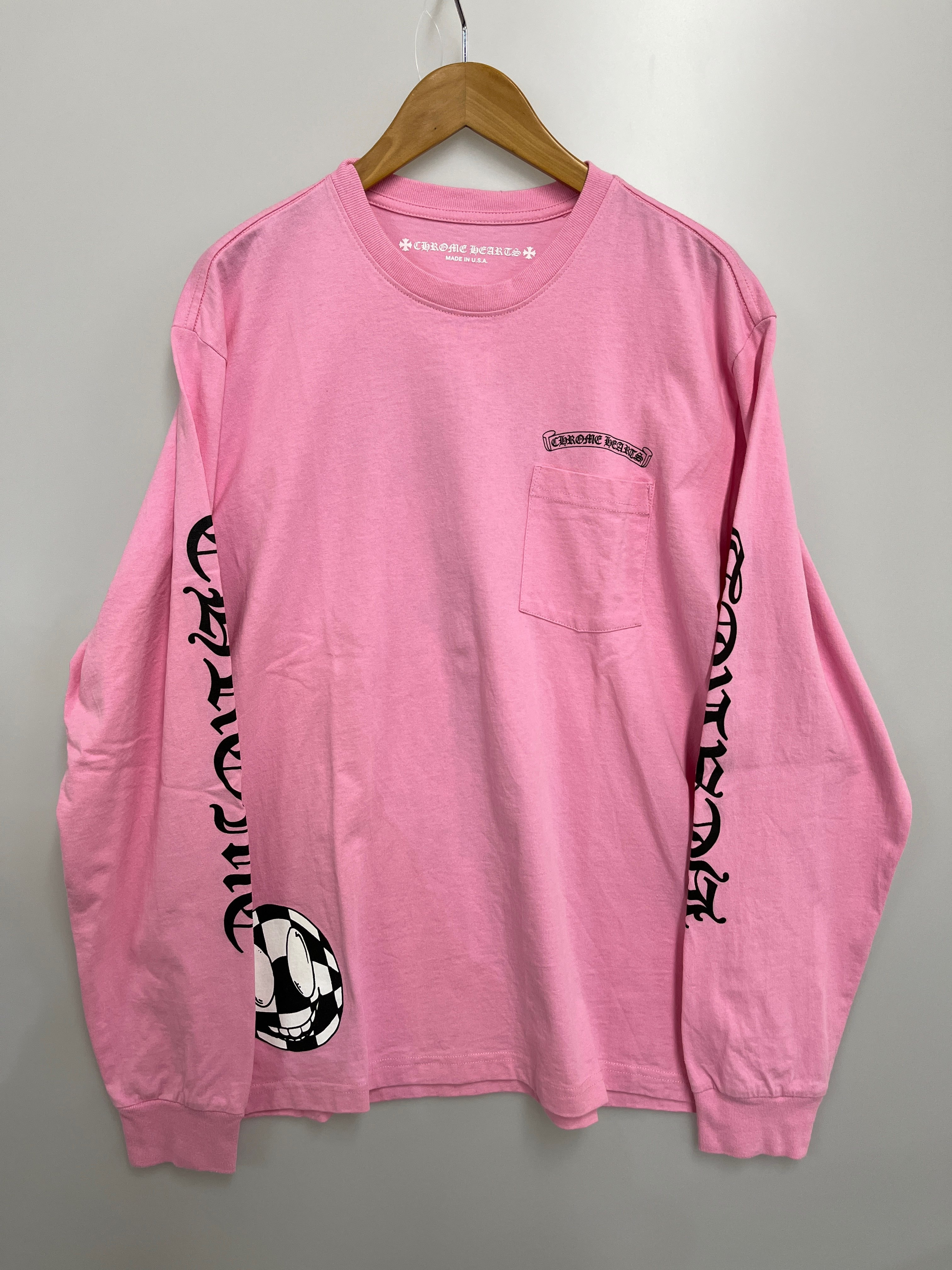 Chrome Hearts Matty Boy Vanity Affair L/S T-Shirt "Pink"
